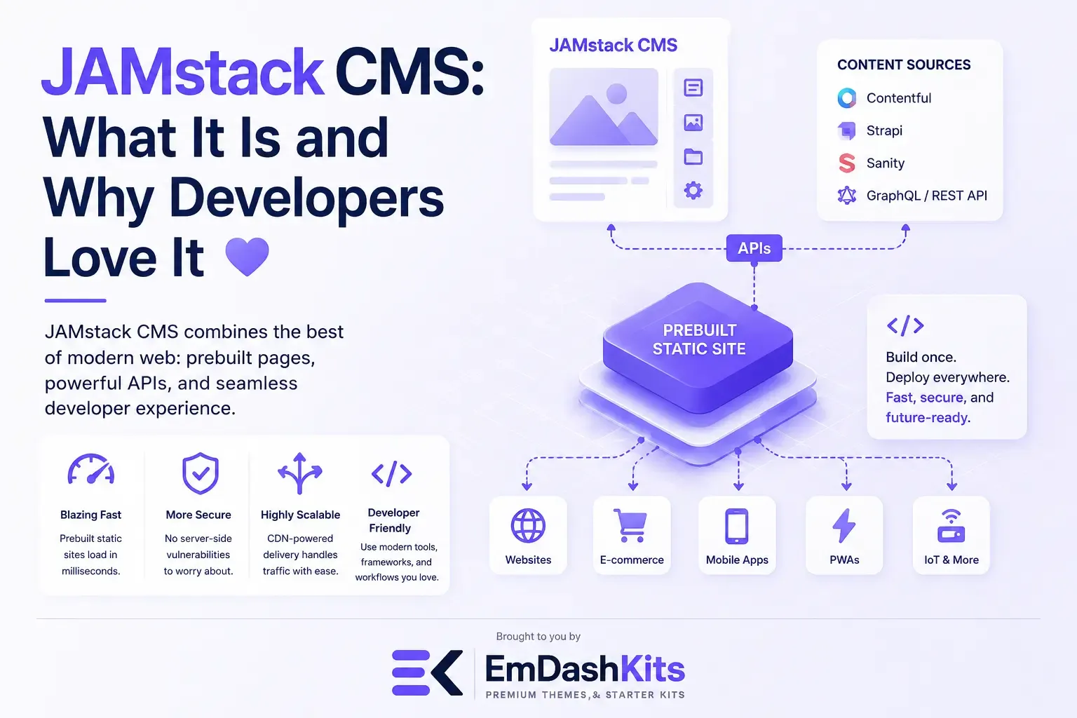 JAMstack CMS: What It Is and Why Developers Love It JAMstack CMS: What It Is and Why Developers Love It