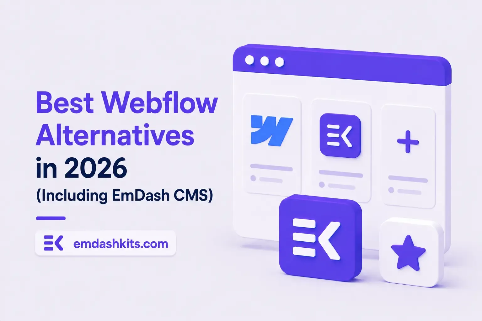 Best Webflow Alternatives in 2026 (Including EmDash CMS) Best Webflow Alternatives in 2026 (Including EmDash CMS)