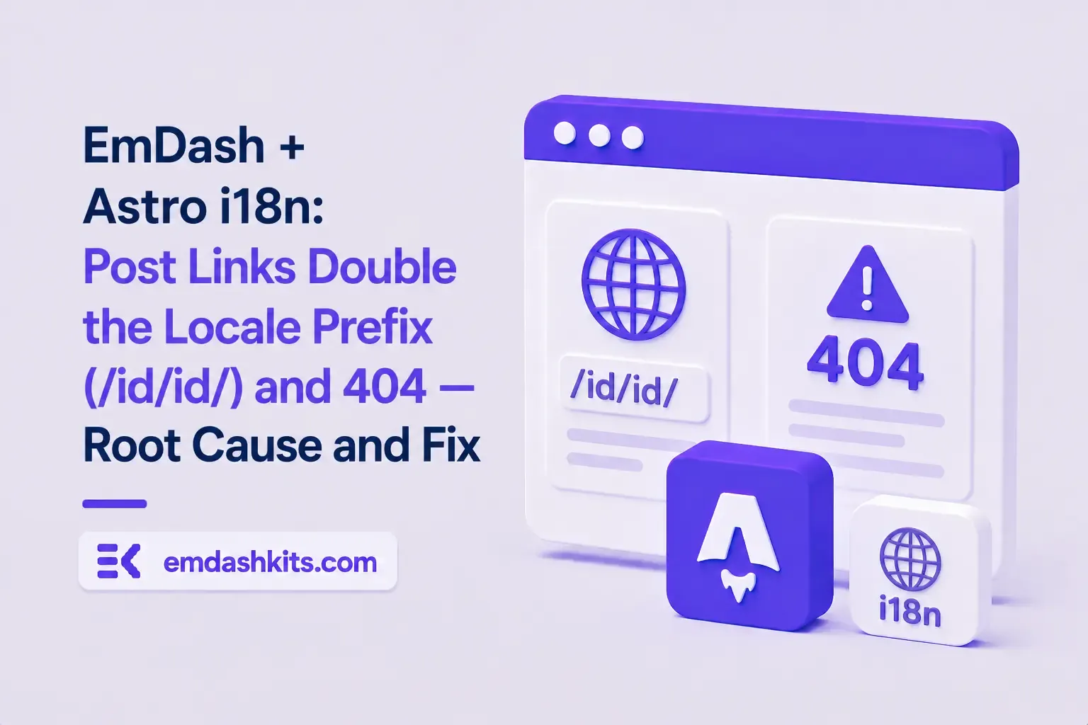 EmDash + Astro i18n: Post Links Double the Locale Prefix (/id/id/) and 404 — Root Cause and Fix EmDash + Astro i18n: Post Links Double the Locale Prefix (/id/id/) and 404 — Root Cause and Fix